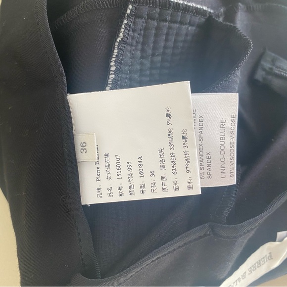 Pierre BALMAIN size 36 WRAP-EFFECT STRETCH-JERSEY HALTERNECK PLAYSUIT - Picture 7 of 14